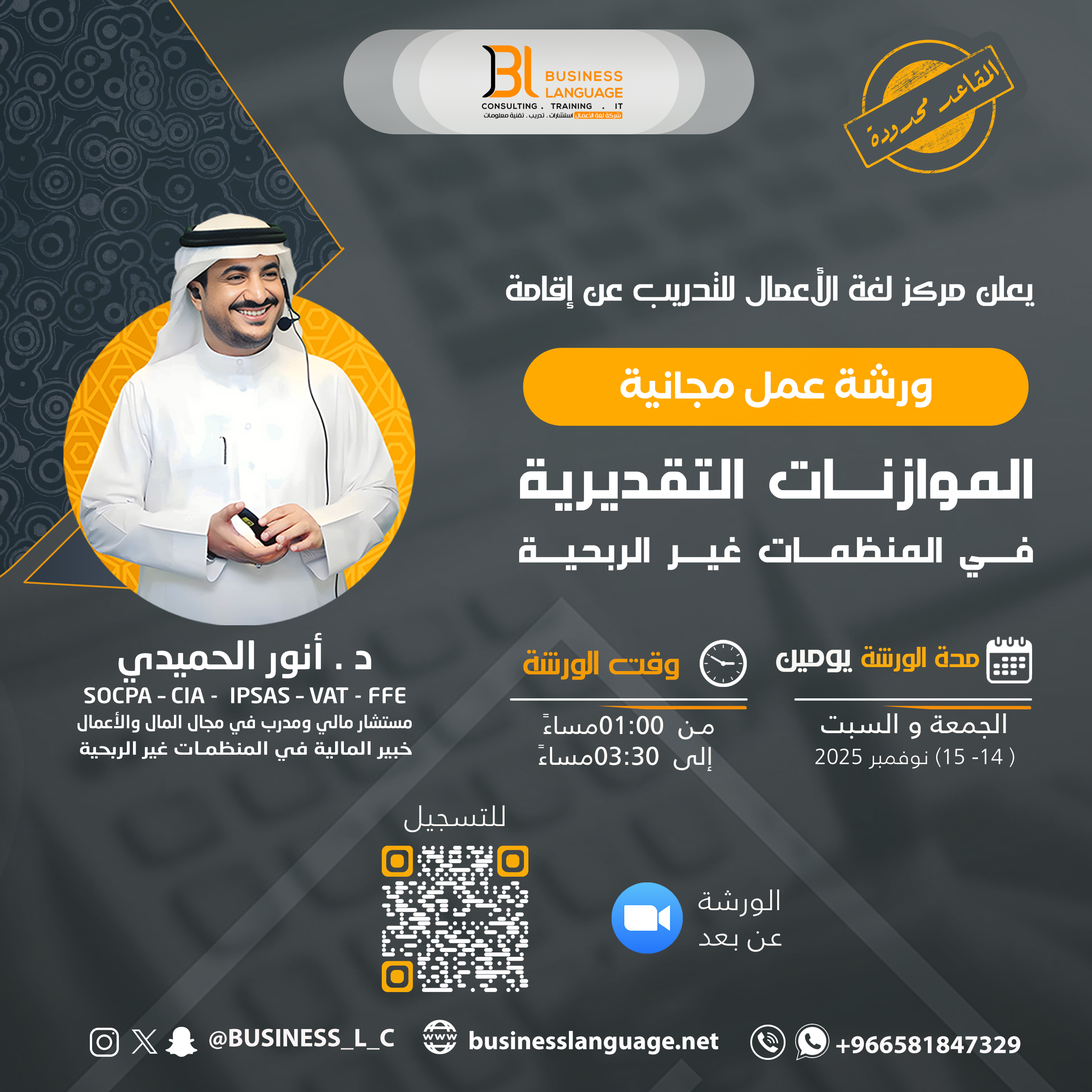 الموازنات التقديرية في المنظمات غير الربحية 2025